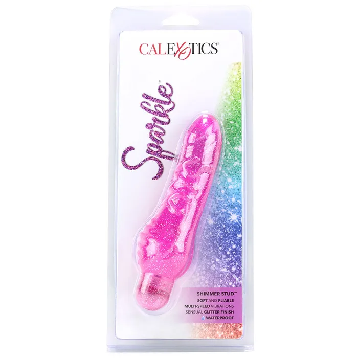Vibrators CalExotics Sparkle Shimmer Stud MultiSpeed Vibe in Purple Vibrators CalExotics Sparkle Shimmer Stud MultiSpeed Vibe in Purple