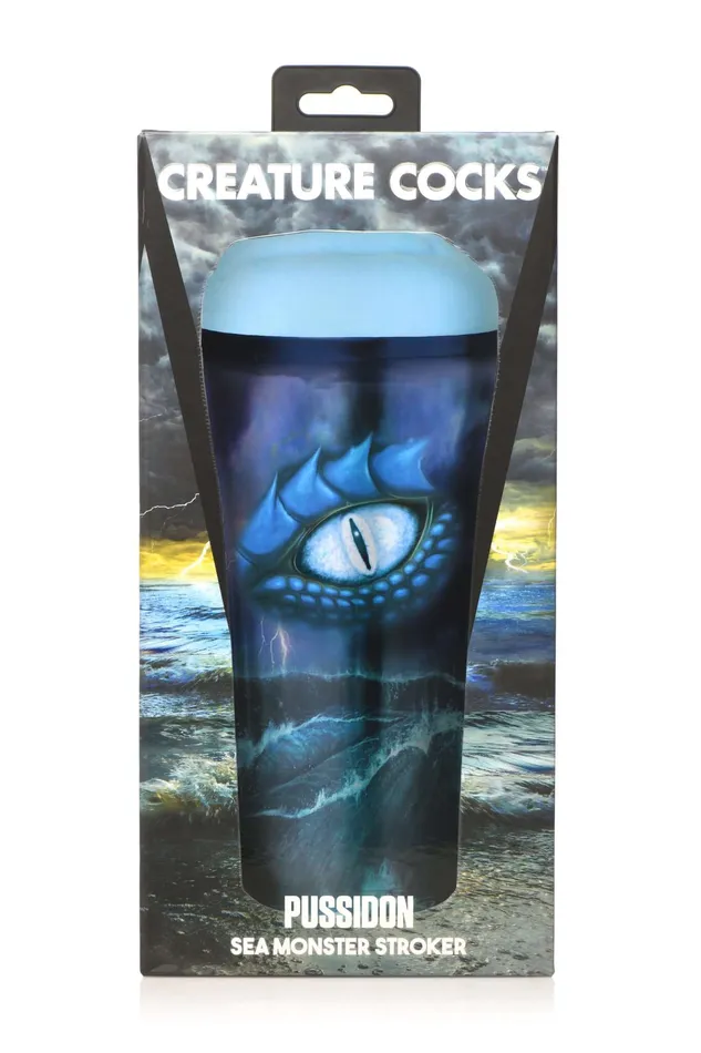 XR Brands Pussidon Sea Monster Stroker Dive Deep into Pleasure with XR Brands Male Sex Toys