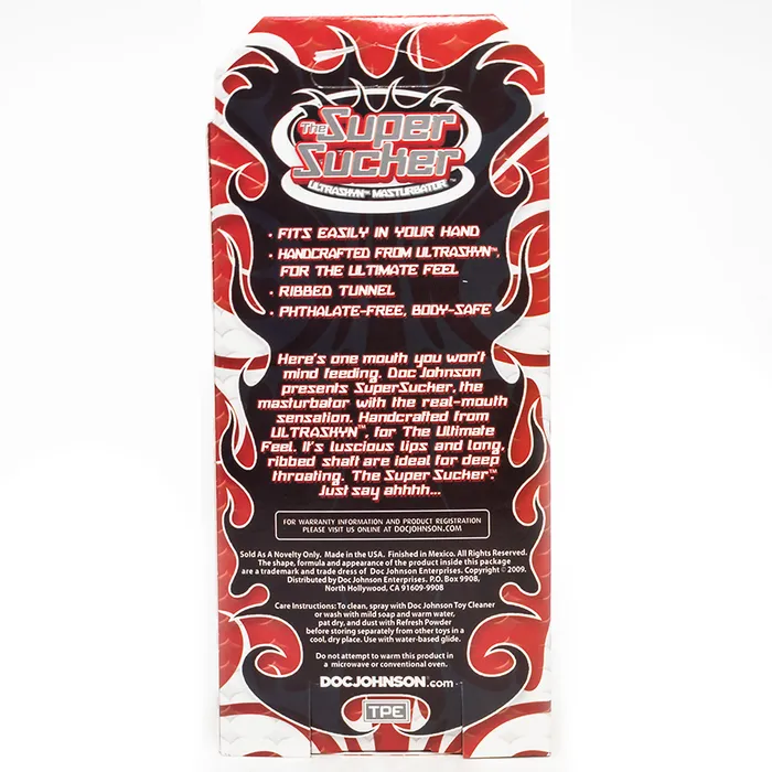Doc Johnson UR3 Super Sucker Masturbation Sleeve Doc Johnson Male Sex Toys