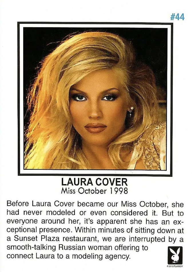 Greenthunderbirds Cards Vibrators Playboy Centerfold Collector Cards 1997 Thru 1999 44 Laura Cover
