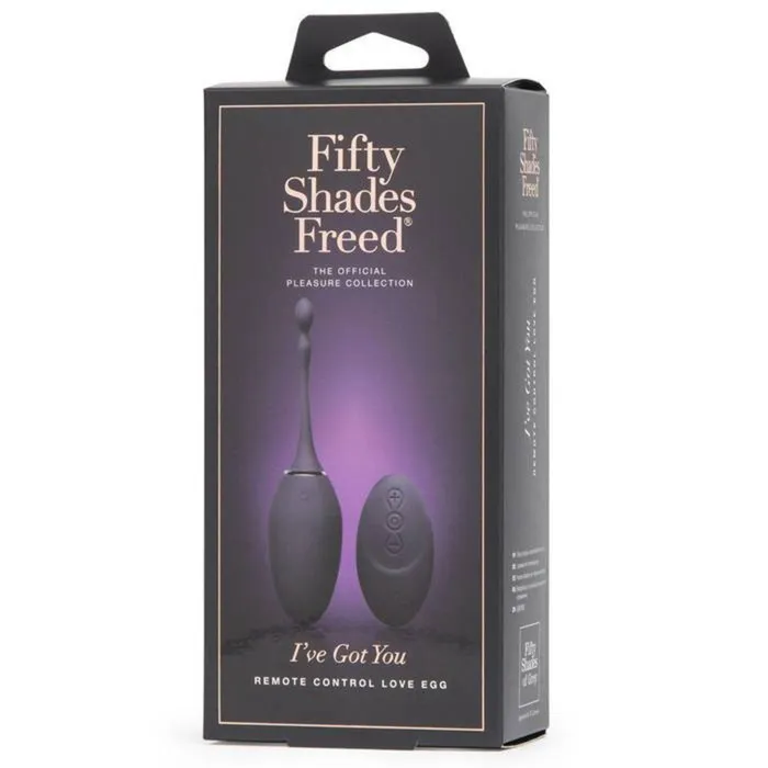 Fifty Shades Freed Vibrators Fifty Shades Freed Ive Got You Rechargeable Remote Control Love Egg