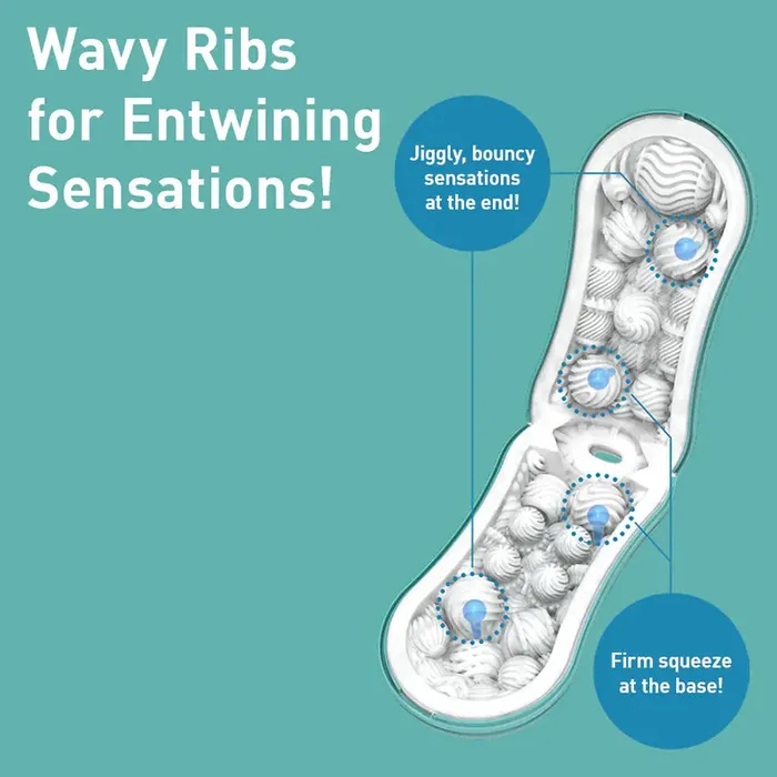 Male Sex Toys Tenga FLIP ORB OCEAN BLUE Male Masturbator Sex Toy Tenga