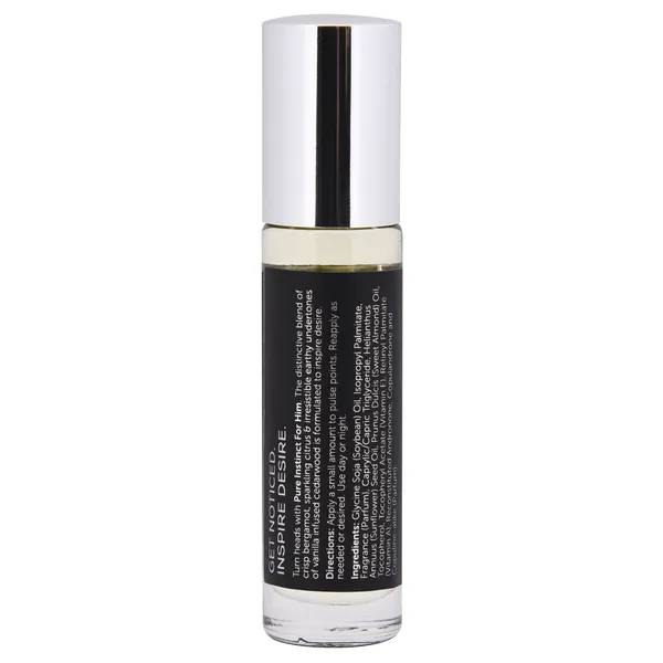 Pure Instinct Female Sex Toys Pheromone Cologne Oil RollOn For Him 34oz 10mL