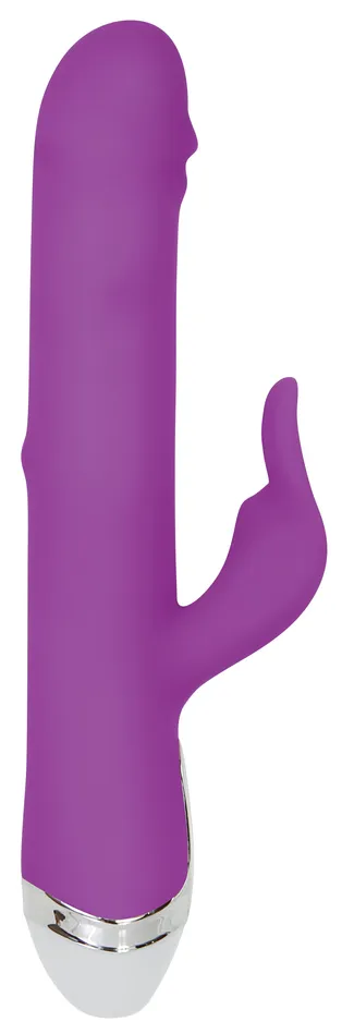 Vibrators Evolved Novelties Dancing Pearl Rabbit Vibrator Purple
