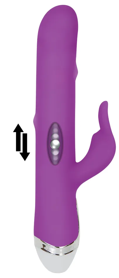 Vibrators Evolved Novelties Dancing Pearl Rabbit Vibrator Purple
