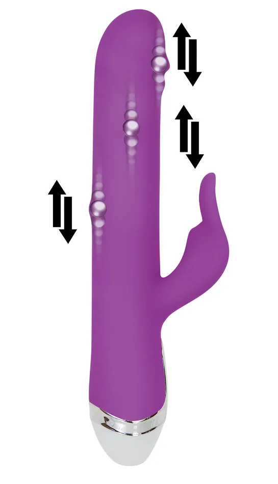 Vibrators Evolved Novelties Dancing Pearl Rabbit Vibrator Purple